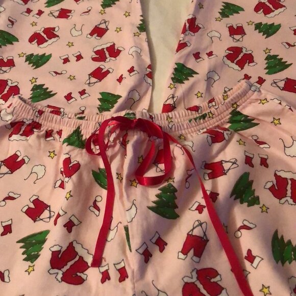 Pajamas Christmas womens new sizes S or M HUE cotton long sleeve long pants - Picture 3 of 3